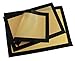 Premium Silicone Baking Mats (3 Pack) with different Mats for Half, Quarter & Small Oven Sheet sizes. Reduce Calories & Bake Healthier with these Eco-Friendly Oven Pan Liners