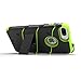 Zizo Bolt Series Compatible with iPhone 8 Plus Case Military Grade Drop Tested Tempered Glass Screen Protector Holster iPhone 7 Plus case NEON Green