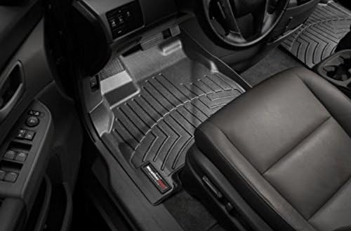 WeatherTech - 44141-1-4 - 2008 - 2011 Dodge Grand Caravan Black Complete Set (1st 2nd &amp; 3rd Row) FloorLiner