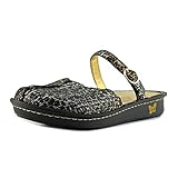 Alegria Tuscany Round Toe Leather Clogs