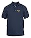 U.S. Navy Seal Military Embroidery Embroidered Unisex Adult Golf Polo Shirt Navy Large