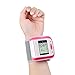 XY Fancy Household Medical Hand Wrist Sphygmomanometer Fully Automatic Wrist Blood Pressure Meter Monitor Heart Beat Meter with LED Display (Pink)