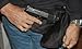 Medium-DTOM Concealed Carry Fanny Pack RUGGED ULTRA-SOFT SUEDE LEATHER-Black