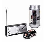 Coke Can Mini RC Radio Remote Control Micro Racing Car 4 Frequencies (Back&Orange) by Youngstore