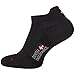 DANISH ENDURANCE 5 Pack Low-Cut Athletic Socks, Moisture Wicking, Men & Women, Multicolor (1 x Caribbean Blue, 2 x Black, 2 x White), Medium