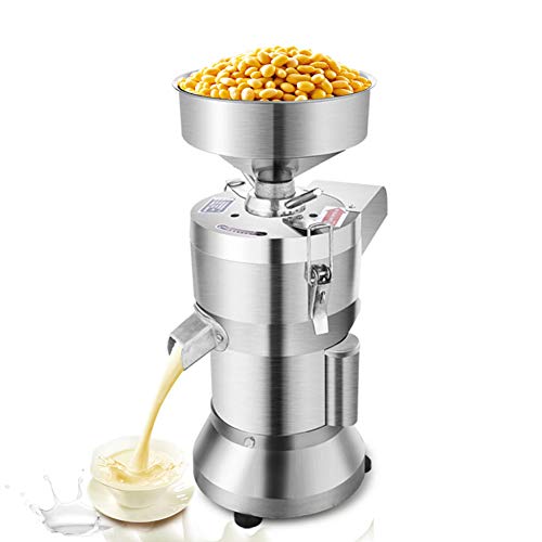 Upgraded Commercial Soymilk Maker Machine,Automatic Soybean Milk Fiberizer Machine Healthy Nutrition Separater Splitter (110V)