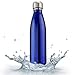 OUTERDO Double Wall Vacuum Insulated Water Bottle 17oz Stainless Steel BPA Free Long Neck and Bullet Shape Water Bottle Keeps Your Drink Hot & Cold Ideal for Outdoor Sports Camping Hiking Cycling