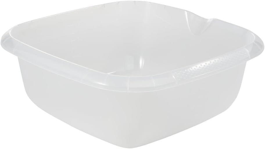 keeeper Universal-Schüssel mit Ausguss, Eckig, 8 l, 34 x 34 cm, Björk, Transparent