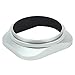 Haoge 55mm Square Metal Screw-in Mount Lens Hood Shade for Leica APO-Summicron-M 90mm f/2 ASPH E55, Summicron-R 50mm f2 E55, Summilux-R 50mm f/1.4 E55, Elmarit-R 28mm f2.8 35 mm f/2.8 E55 Lens Silver