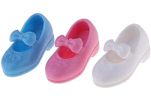 Generic 5 Count Princess Doll Shoes - High Heels Sandals, Suitable for 1/6 12-inch Dolls