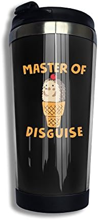 Hedgehogs Ice Cream Master Of Desguise Vacuum Insulated Stainless Steel Travel Mug Tea Mug,13.4oz