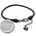 European Charm Bracelet for Women and Girls Bead Charms, Stainless Steel Snake Chain, Black Claw 7.5 Inch
