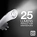 Energizer Rechargeable Emergency LED Flashlight, Plug-In Power Outage Light, 25 Lumens