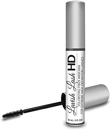 Lavish Lash HD by Hairgenics - Ultra-Premium Volumizing Fiber Mascara for Extreme High Definition Lashes.