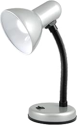 Homelife Classic 35W Flexi Desk Lamp L958SV Strato Silver UK Plug