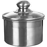 DOITOOL Airtight Food Storage Jar with Handle Thickened Sealed Canister for Snacks Tea Coffee and Dry Goods 5-Inch Kitchen Container for Pantry Organization