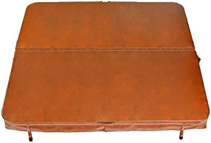 Core Covers CVR92x92SR Spa Cover, 92" x 92" x 4", Vinyl Sierra Red