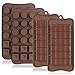 4 Pcs Silicone Chocolate Molds, Non-Stick Break-Apart Protein and Energy Bar, Ice Cube Tray Candy Mold Kitchen Baking Mould