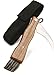Sagaform Forest Mushroom/Truffle Knife with Canvas Case,Brown
