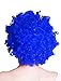 Gorse Halloween Costume Wig Cosplay Afro Clown Wig Party Funky Style for Men and Women (Blue)