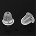 5mm 1000pcs Clear Soft Rubber Earring Back Stopper