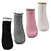Rbenxia Women Girl's Yoga Pilates Socks Cotton Non Skid Socks 4 Pairs