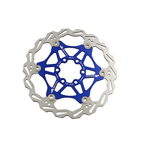 Bike Bicycle Disc Brake Rotor Floating MTB Rotors 180mm (Blue)