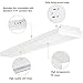 hykolity 4FT Wraparound LED Shop Light, 40W 4400LM, 4000K Office Ceiling Fixture, Flush Mount, ETL Listed