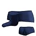 Men's Sexy Underwear Boxer Briefs with Sheath Dark Blue