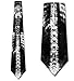 Three Rooker Skeleton Ties Mens X-Ray Skull Spine Neck Tie