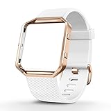 Fitbit Blaze Bands, UMTELE Sport Silicone Replacement Strap with Frame for Fitbit Blaze Smart Fitness Watch