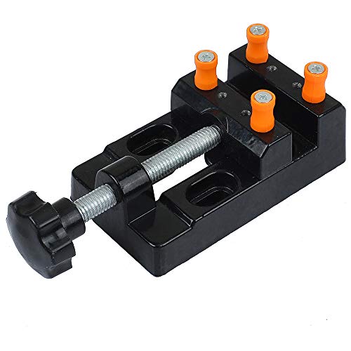 image for Z-COLOR Mini Flat Clamp Table Jaw Bench Clamp Mini Drill Press Vice Op