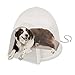 K&H Pet Products Lectro-Soft Igloo Style Heated Dog Bed Tan Large 17.5 X 30 Inches