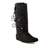 Ellie Shoes Thomas (Black) Adult Mens Boots - Large (12-13)