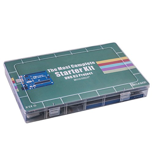 Elegoo UNO R3 Project Complete Starter Kit with Tutorial for Arduino (63 Items)