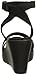 Crocs Women's Leigh Wedge Sandal,Black,8 M US