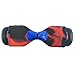 Silicone Case for T1 SWAGTRON Electric Self Balancing Scooter Full-Body Scratch Protector Cover Skin for T1 Hover Board (Scooter not included) (RD/BK)