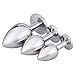 Anal Butt Plug Anal Trainer Kit Male Prostate Massagers Metal Anus Play Fetish Stainless Steel Stimulation Pleasure Adult Sex Toy Things for Women Men Couples buttplug Fantasy Restraints Bondage