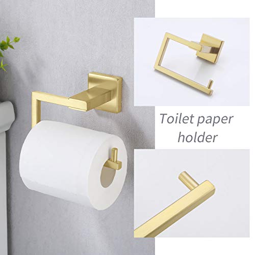 KES Bathroom Accessories Set Toilet Paper Holder Towel Ring SUS304