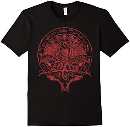 Mens The Idol - Cthulhu T-Shirt Red Variant XL Black