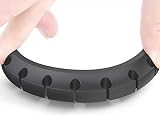 SOULWIT Cable Holder Clips 3-Pack Silicone Adhesive USB Cable Organizer Black view 7