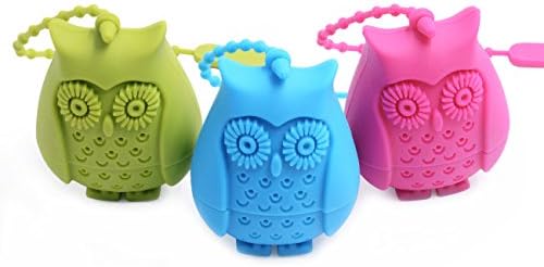 Olmesar Tea Infuser - Set of 3 FDA Silicone Tea Strianer - Loose Tea Steeper - Tea Maker Gift For Friends &amp; Lovers