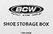 BCW Shoe Storage Card Box - 1 ct | Cardboard Box for Trading Cards, Gaming Cards, and Collectibles | Holds 1600 Standard Cards or 300 3x4 Toploaders | Gaming Card Organizer Box | Assembly Required