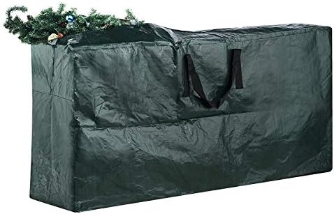 Elf Stor Premium Green Christmas Tree Bag Holiday Extra Large for up to 9' Tree Storage (2 Pack)