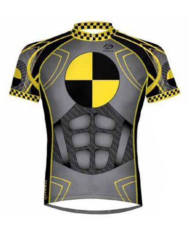 Primal Wear Crash Test Dummy Cycling Jersey Men's Short Sleeve