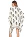 SweatyRocks Women Kimono Vintage Floral Beach Cover Up (Large, Beige)