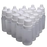 50 PCS 10ml Empty Plastic Eye Dropper Eye Liquid Saline Squeeze Dropper Bottle