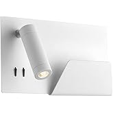 Kuzco Lighting WS16811L-WH Dorchester Wall Sconce LED, White