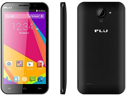 BLU Dash XL - 5.5" US GSM Unlocked Smartphone - 8GB 1GB RAM - Black (Certified Refurbished)