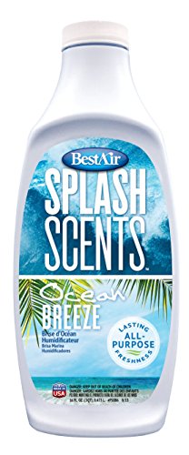 BestAir FSOB6, Ocean Breeze Splash Scents and Water Treatment, 16 oz (Best Air Humidifier Scents)